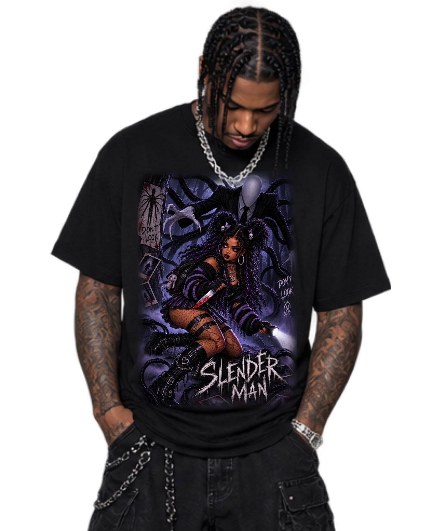Slender Man — Don’t Look t-shirt