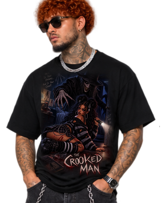 The Crooked Man — He’s In Your Dreams t-shirt