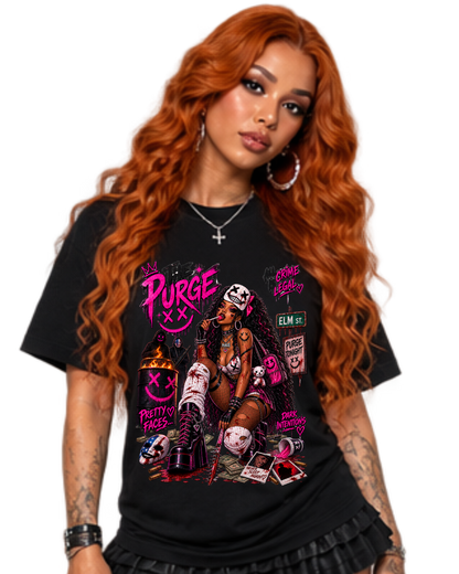 Pretty Faces, Dark Intentions t-shirt