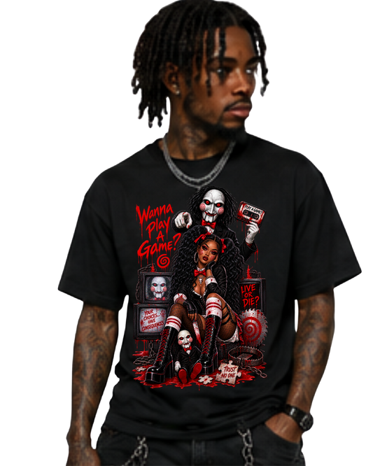 “Wanna Play a Game” t-shirt