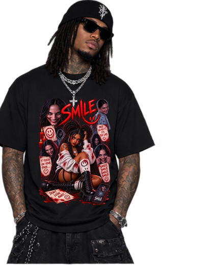 SMILE in Darkeness t-shirt
